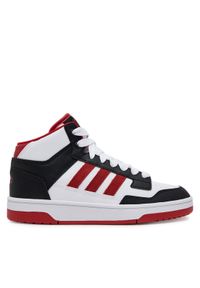 Adidas - adidas Buty do koszykówki Rapid Court Mid JR3180 Biały. Kolor: biały. Materiał: skóra. Sport: koszykówka #1