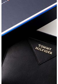 TOMMY HILFIGER - Tommy Hilfiger portfel skórzany damski kolor czarny. Kolor: czarny. Materiał: skóra #3
