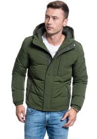 Wrangler - KURTKA ZIMOWA WRANGLER THE BODYGUARD RIFLE GREEN W4C8WWG13. Sezon: zima #1