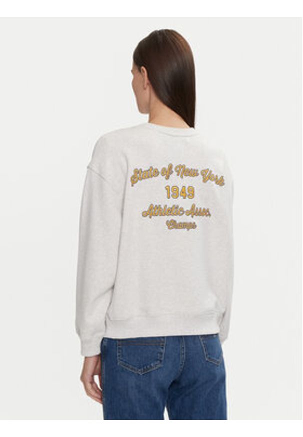 GANT - Gant Bluza 4201239 Szary Loose Fit. Kolor: szary. Materiał: bawełna