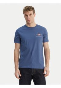 GANT - Gant T-Shirt Archive Shield 2067004 Niebieski Regular Fit. Kolor: niebieski. Materiał: bawełna #1