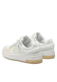 Calvin Klein Jeans Sneakersy Basket Cupsole Low Mix Ml Mtr YW0YW01490 Biały. Kolor: biały. Materiał: skóra #3