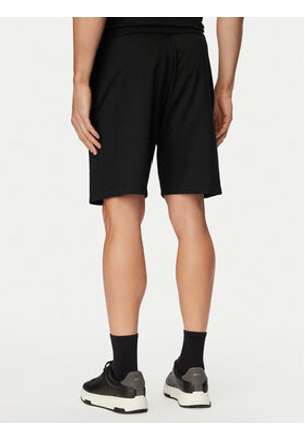 BOSS Szorty sportowe Authentic 50554778 Czarny Regular Fit. Kolor: czarny. Materiał: bawełna. Styl: sportowy