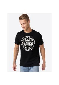 Koszulka przeciwko rasizmowi Lonsdale. Kolor: czarny #1