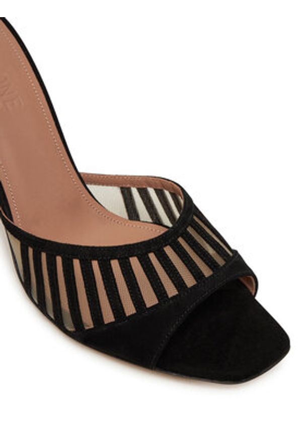 MALONE SOULIERS Klapki Bellatrix 70-2 Czarny. Kolor: czarny. Materiał: skóra, zamsz