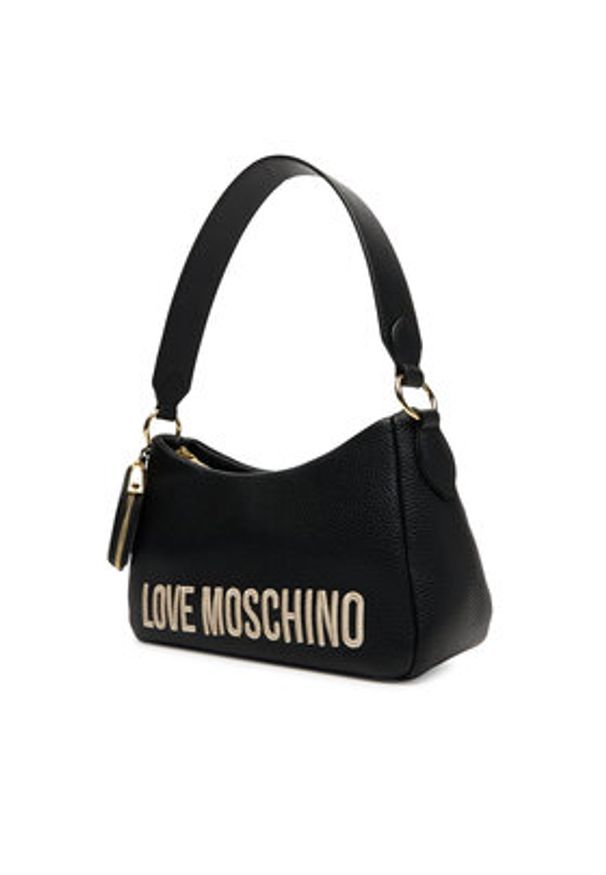 Love Moschino - LOVE MOSCHINO Torebka JC4104PP1NLT1000 Czarny. Kolor: czarny. Materiał: skórzane