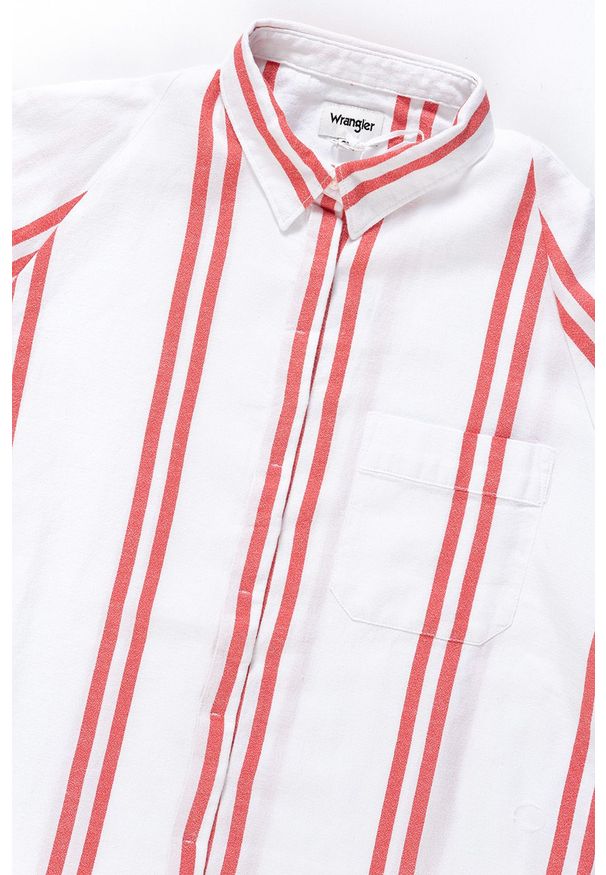 Wrangler - KOSZULA WRANGLER RAGLAN SS SHIRT DUBARRY W5252CKVZ 112129394. Długość rękawa: raglanowy rękaw