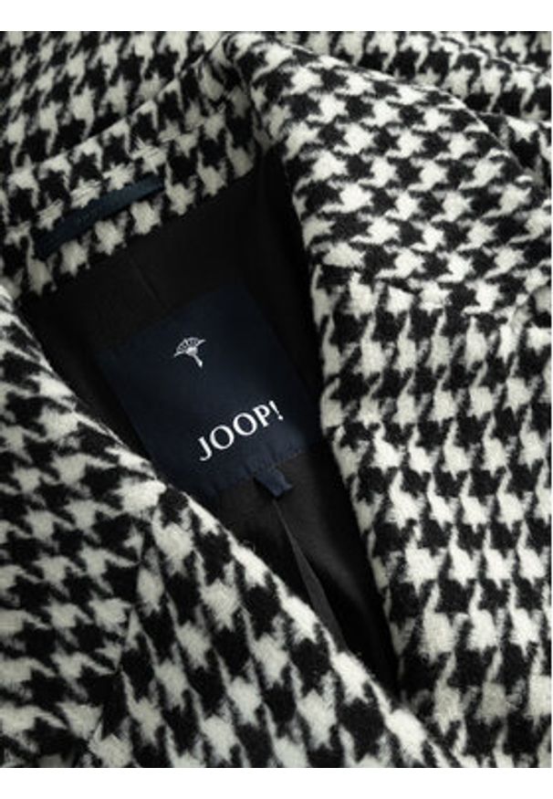 JOOP! Płaszcz wełniany 30039347 Czarny Regular Fit. Kolor: czarny. Materiał: wełna