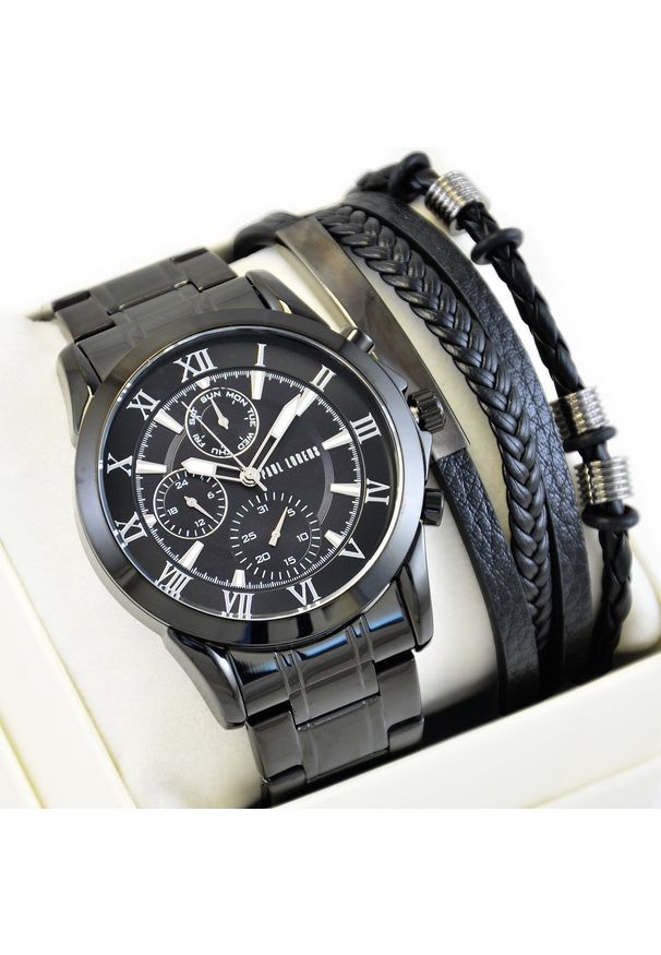 Zestaw męski zegarek Paul Lorens - NEXTON- 3844B2-1A5 + bransoletka