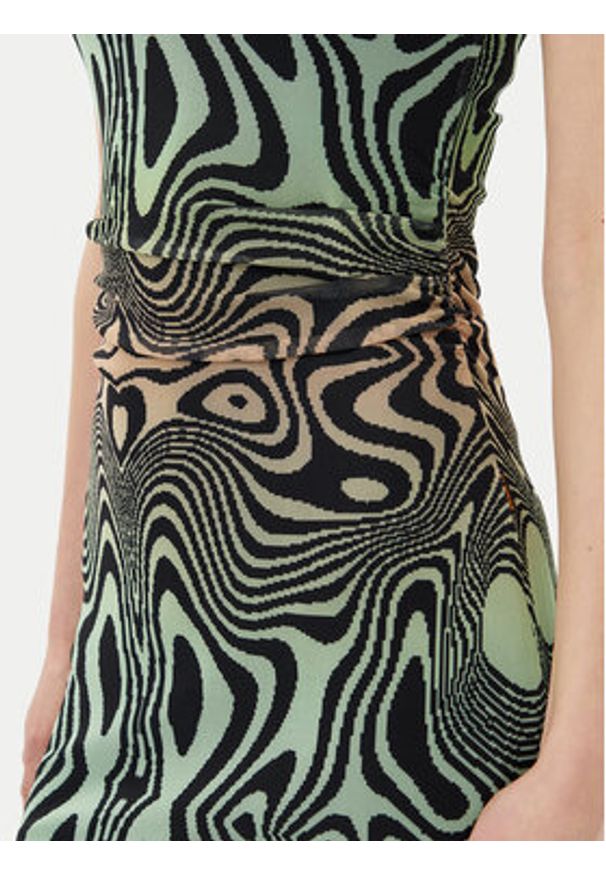 Volcom Sukienka codzienna Filip Rygalski B1312514 Kolorowy Slim Fit. Okazja: na co dzień. Materiał: syntetyk. Wzór: kolorowy. Typ sukienki: proste. Styl: casual