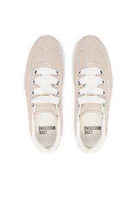 Love Moschino - LOVE MOSCHINO Sneakersy JA15142G1OIG0110 Écru. Materiał: skóra, zamsz #4