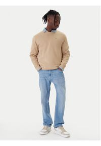 Tommy Jeans Bluza DM0DM20741 Beżowy Regular Fit. Kolor: beżowy. Materiał: bawełna #4