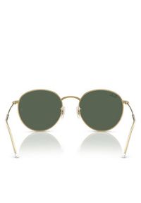 Ray-Ban Okulary przeciwsłoneczne Round Reverse 0RBR0103S 001/VR55 Złoty. Kolor: złoty #5