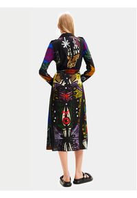 Desigual Sukienka koszulowa MONSIEUR CHRISTIAN LACROIX Dream 24SWVW72 Czarny Regular Fit. Kolor: czarny. Materiał: wiskoza. Typ sukienki: koszulowe #3