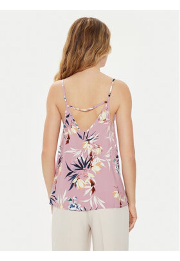 only - ONLY Top Nova 15222159 Fioletowy Regular Fit. Kolor: fioletowy. Materiał: wiskoza