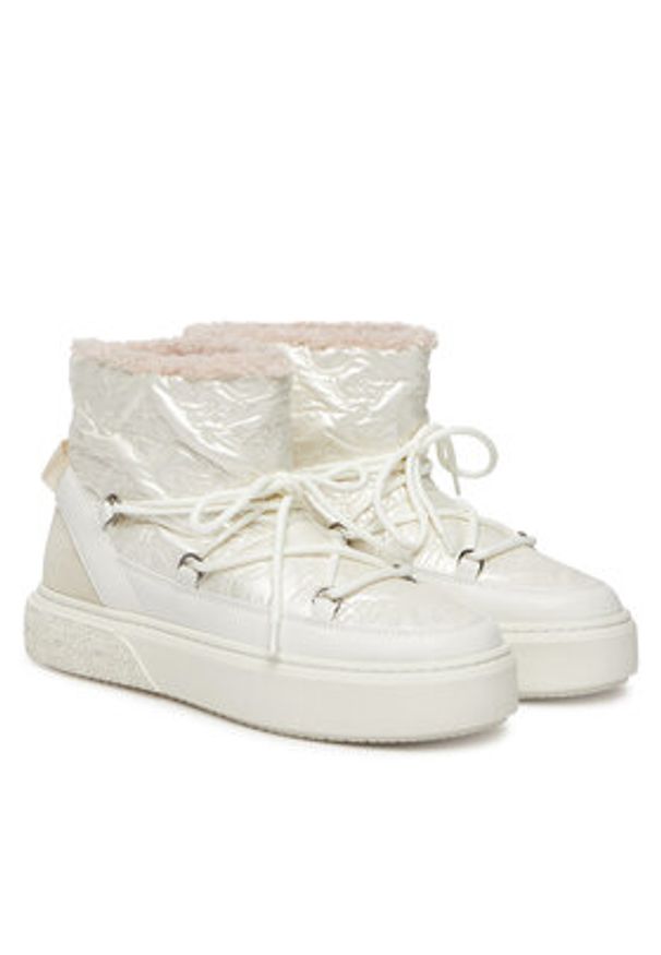 Pinko - PINKO Śniegowce Yoko 19 SS0101T036 Écru. Materiał: materiał