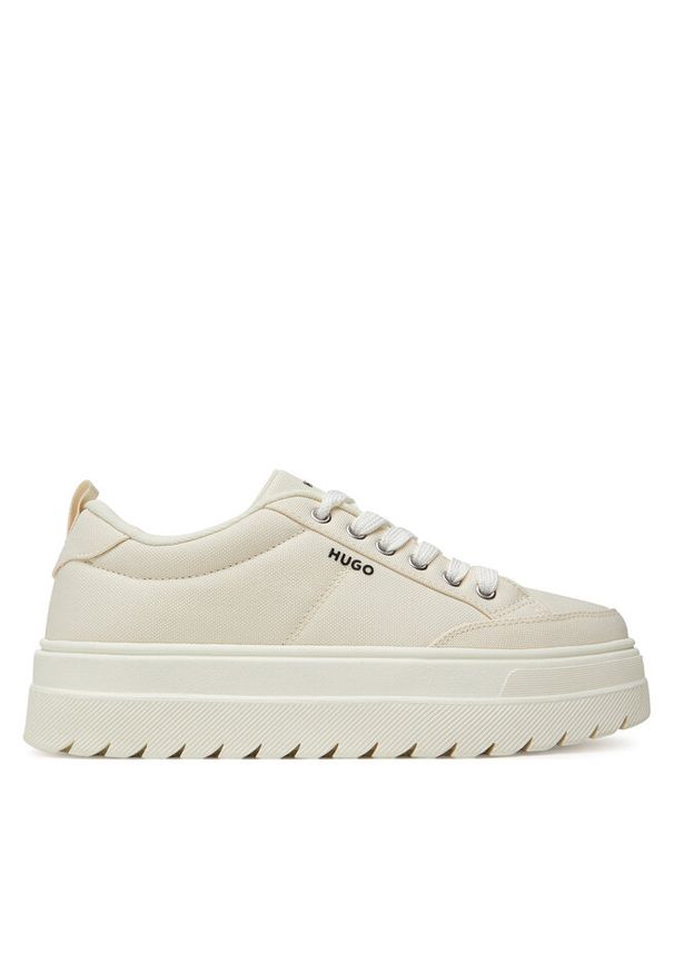Hugo - Sneakersy HUGO. Kolor: biały