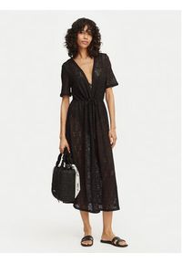 Vero Moda Kardigan Maya 10304466 Czarny Regular Fit. Kolor: czarny. Materiał: syntetyk #2