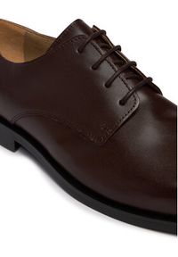 Calvin Klein Półbuty Ess Rubber Derby Lth HM0HM02056 Brązowy. Kolor: brązowy. Materiał: skóra #6