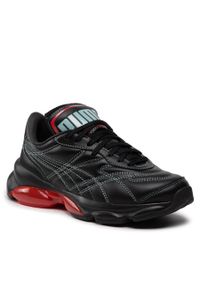 Sneakersy Puma Cell Dome King x Dua Lipa 387289 01 Puma Black/Poppy Red. Kolor: czarny. Materiał: skóra