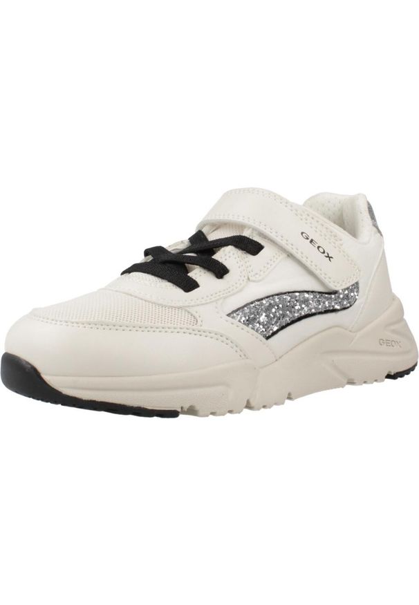 Tenisówki Geox Model J Loftus Kolor Beżowy. Kolor: wielokolorowy, szary, beżowy. Materiał: tkanina, syntetyk. Sport: turystyka piesza