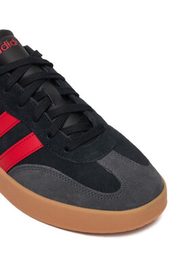 Adidas - adidas Sneakersy Barreda JP5934 Czarny. Kolor: czarny. Materiał: skóra, zamsz