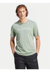 Adidas - adidas T-Shirt Terrex Classic IN4688 Zielony Regular Fit. Kolor: zielony. Materiał: bawełna