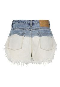 ONETEASPOON - Szorty Rollers Hollywod Dip Dye. Stan: obniżony. Kolor: biały. Materiał: jeans, bawełna #4