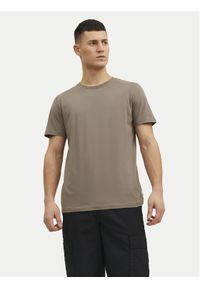Jack & Jones T-Shirt Organic Basic 12156101 Beżowy Regular Fit. Kolor: beżowy. Materiał: bawełna #1
