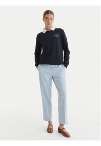 TOMMY HILFIGER - Tommy Hilfiger Bluza UW0UW04521 Granatowy Regular Fit. Kolor: niebieski. Materiał: bawełna #8