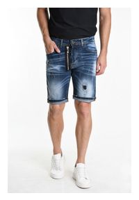 Xagon Man Szorty | P25032UM256Z | Mężczyzna | Niebieski. Okazja: na co dzień, na spacer. Kolor: niebieski. Materiał: bawełna, elastan. Długość: długie. Styl: klasyczny, elegancki, vintage, casual