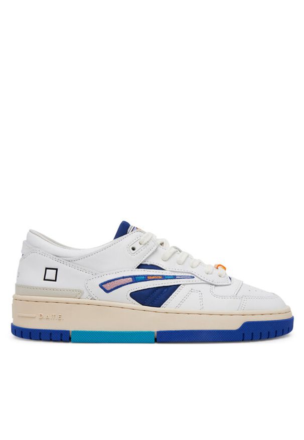 D.A.T.E. Sneakersy Torneo W421-T8-CO Biały. Kolor: biały. Materiał: skóra