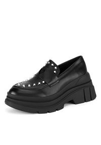 DeeZee Loafersy 20253-5 Czarny. Kolor: czarny. Materiał: materiał, syntetyk, skóra #3