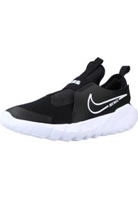 Buty do chodzenia dla dzieci Nike Flex Runner 2 GS. Zapięcie: bez zapięcia. Kolor: czarny. Materiał: materiał, syntetyk, tkanina. Szerokość cholewki: normalna. Model: Nike Flex. Sport: turystyka piesza
