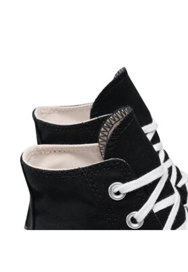 Converse Trampki Chuck Taylor All Star Lift Hi 560845C Czarny. Kolor: czarny. Materiał: materiał
