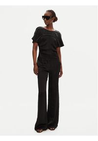 Pinko - PINKO Spodnie materiałowe 104595 A2BU Z99 Czarny Regular Fit. Kolor: czarny. Materiał: syntetyk #4