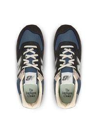 New Balance Sneakersy U574SGG M Czarny. Kolor: czarny. Materiał: nubuk, skóra. Model: New Balance 574 #5