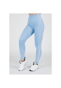 GORILLA WEAR - Selah Bezszwowe Leginsy ight Niebieski. Kolor: niebieski. Sport: fitness