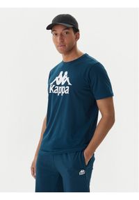 Kappa T-Shirt Authentic 361N6QW Granatowy Regular Fit. Kolor: niebieski. Materiał: bawełna #1