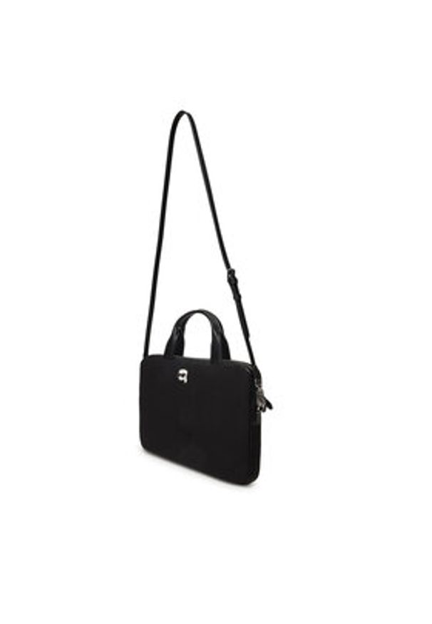 Karl Lagerfeld - KARL LAGERFELD Torba na laptopa A1W32103 Czarny. Kolor: czarny. Materiał: materiał