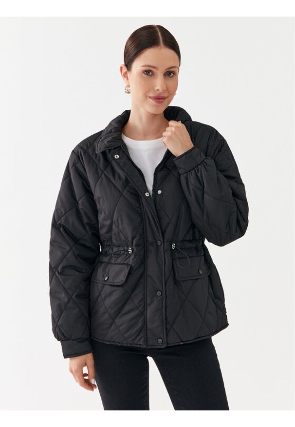 JDY Kurtka przejściowa 15281772 Czarny Regular Fit. Kolor: czarny. Materiał: syntetyk