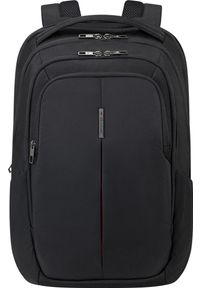 Samsonite 155197 1041 17.3'' Guardit 3.0 czarny. Kolor: czarny. Materiał: tkanina, materiał. Styl: klasyczny, casual, biznesowy