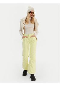 Roxy Spodnie snowboardowe Backyard ERJTP03299 Żółty Tailored Fit. Kolor: żółty. Materiał: syntetyk. Sport: snowboard #5