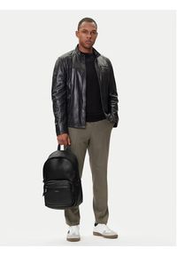 Calvin Klein Plecak Raised Round Backpack LV04D3155G Czarny. Kolor: czarny. Materiał: skóra #3