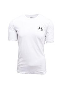 Lewy T-Shirt Under Armour Sportstyle Dorosłych. Kolor: biały #1