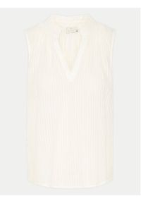 Kaffe Top Alice 10508545 Biały Regular Fit. Kolor: biały. Materiał: bawełna #5