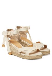 Castañer Espadryle Bailey 025677 Beżowy. Kolor: beżowy. Materiał: materiał #3