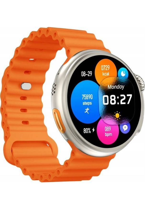 Smartwatch Yaxo Oxnard Pomarańczowy. Rodzaj zegarka: smartwatch. Kolor: pomarańczowy