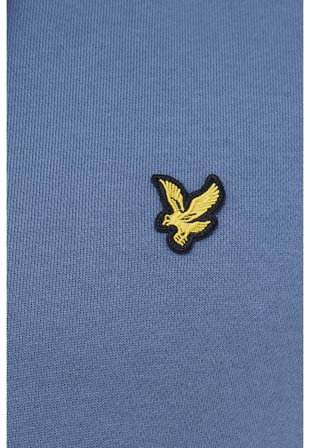 Lyle & Scott - Bluza bawełniana. Okazja: na co dzień. Kolor: fioletowy. Materiał: bawełna. Styl: casual