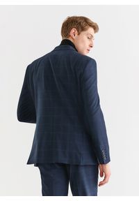 Pako Lorente - PAKO LORENTE – Granatowa marynarka garniturowa z wełną. Kolor: niebieski. Materiał: wełna. Styl: elegancki #6